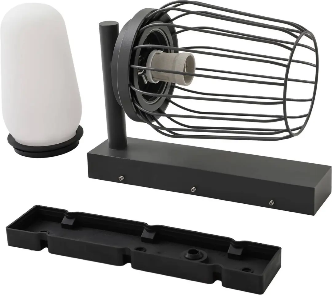 Lucande Wandlamp Buiten 1 Lichtpunt E27 - 30.1cm - Donkergrijs