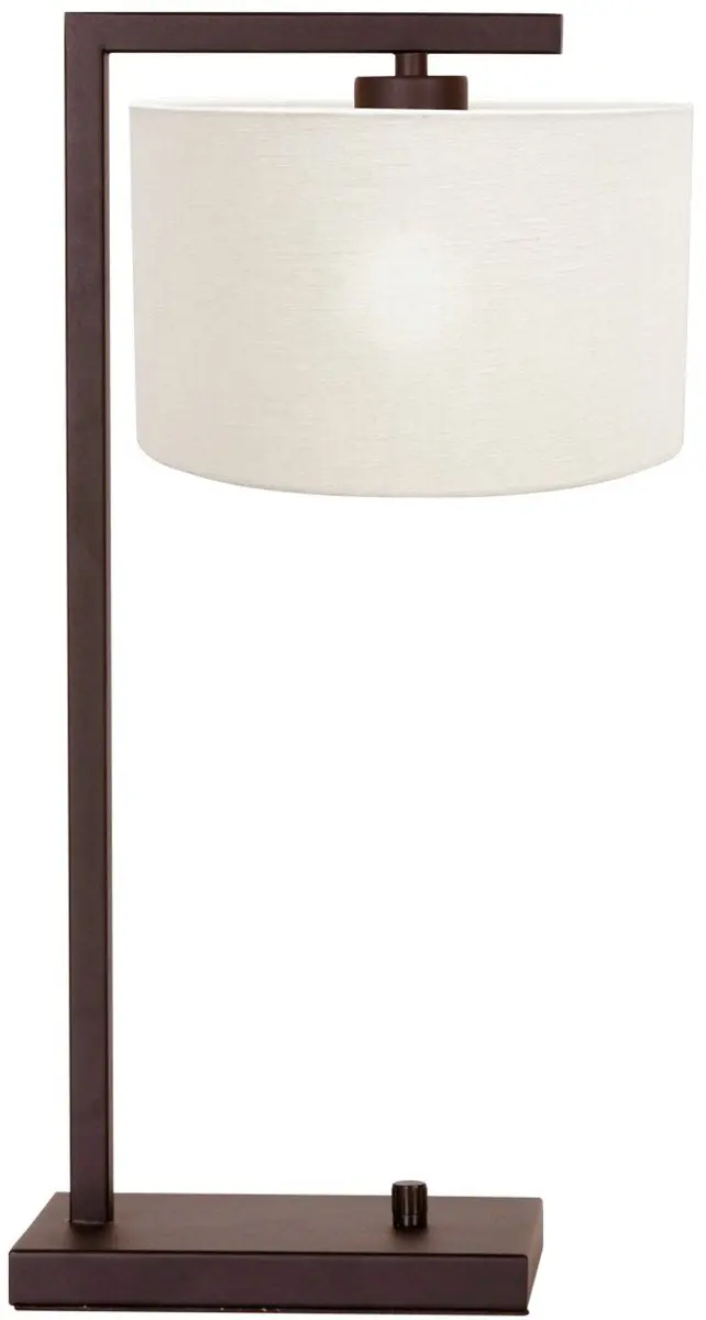 Steinhauer Cacao Tafellamp 4885CA - 40W - Bruin/Wit
