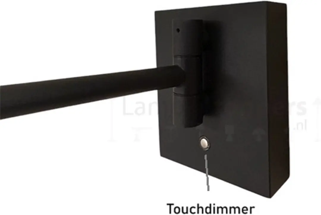 Freelight Picchio LED Wandlamp 5.4W - Zwart - Touchdimmer