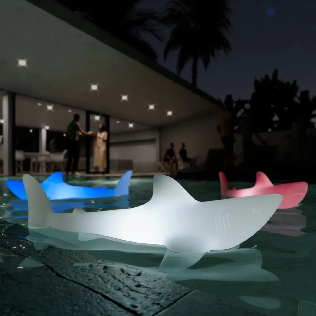 Goodnight Light Shark Lamp RGB - Haaienlamp met afstandsbediening - afbeelding 6 van 6