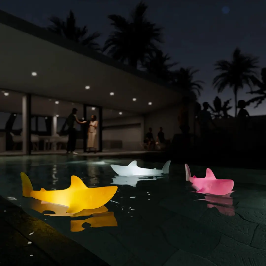 Goodnight Light Shark Lamp RGB - Haaienlamp met afstandsbediening