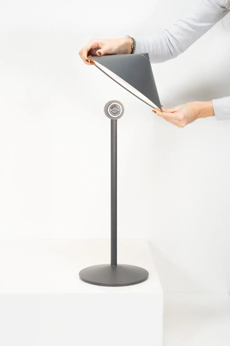 Zafferano Pina L LED Tafellamp Bronzato - 6W IP65 Touch Dimmer - afbeelding 6 van 6