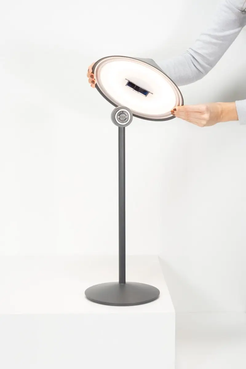 Zafferano Pina L LED Tafellamp Bronzato - 6W IP65 Touch Dimmer