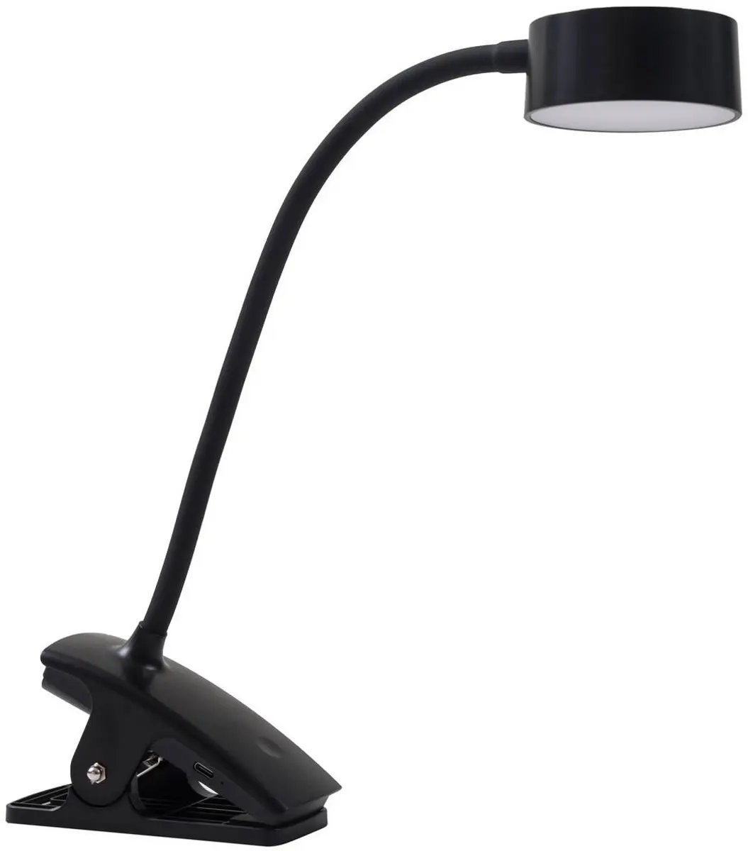 Lindby Klemlamp met dimmer 1 Licht - Zwart