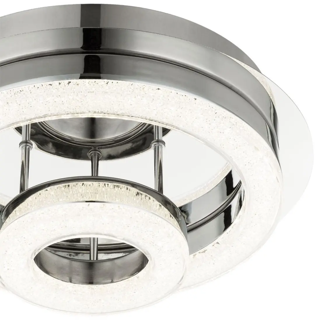 Globo 49223-18 LED Plafondlamp Kristal - 18W - Zilver