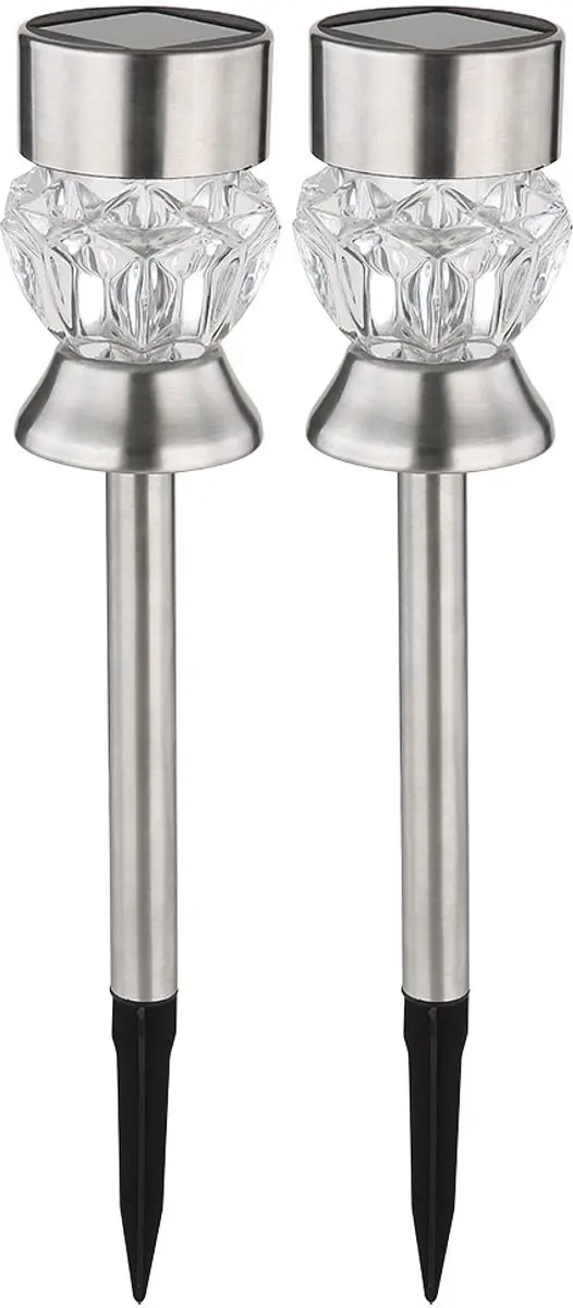 Globo Solar RGB Tuinlamp - 4 Stuks - Zwart