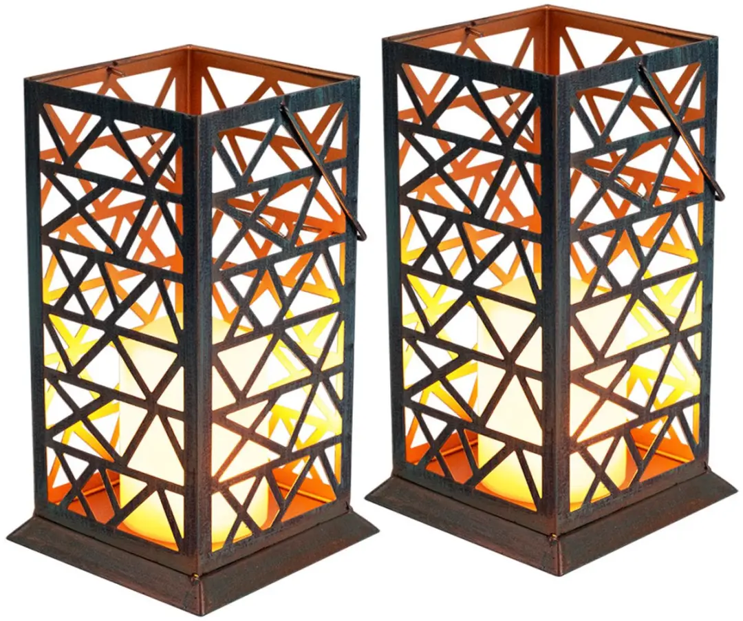 Globo Solar Lantaarn Brandeffect LED Kaars