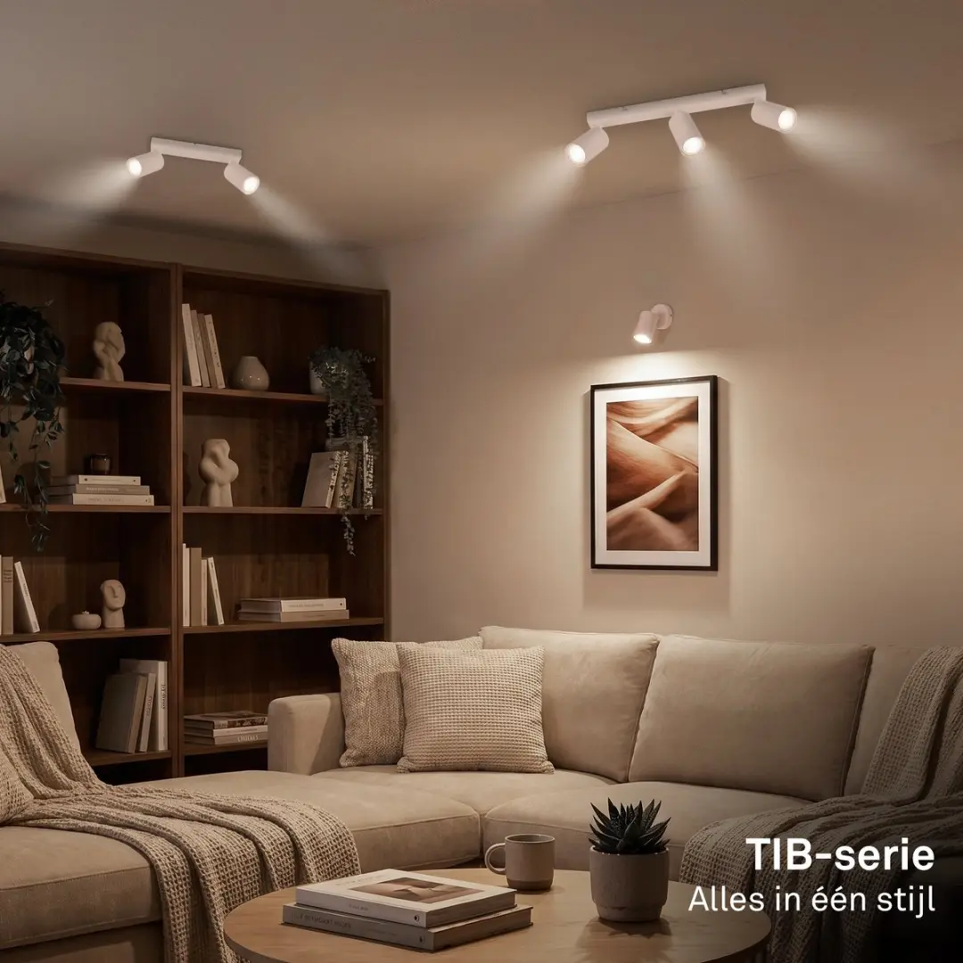 Briloner Tib Opbouwspot 3x GU10 - 44cm Beige