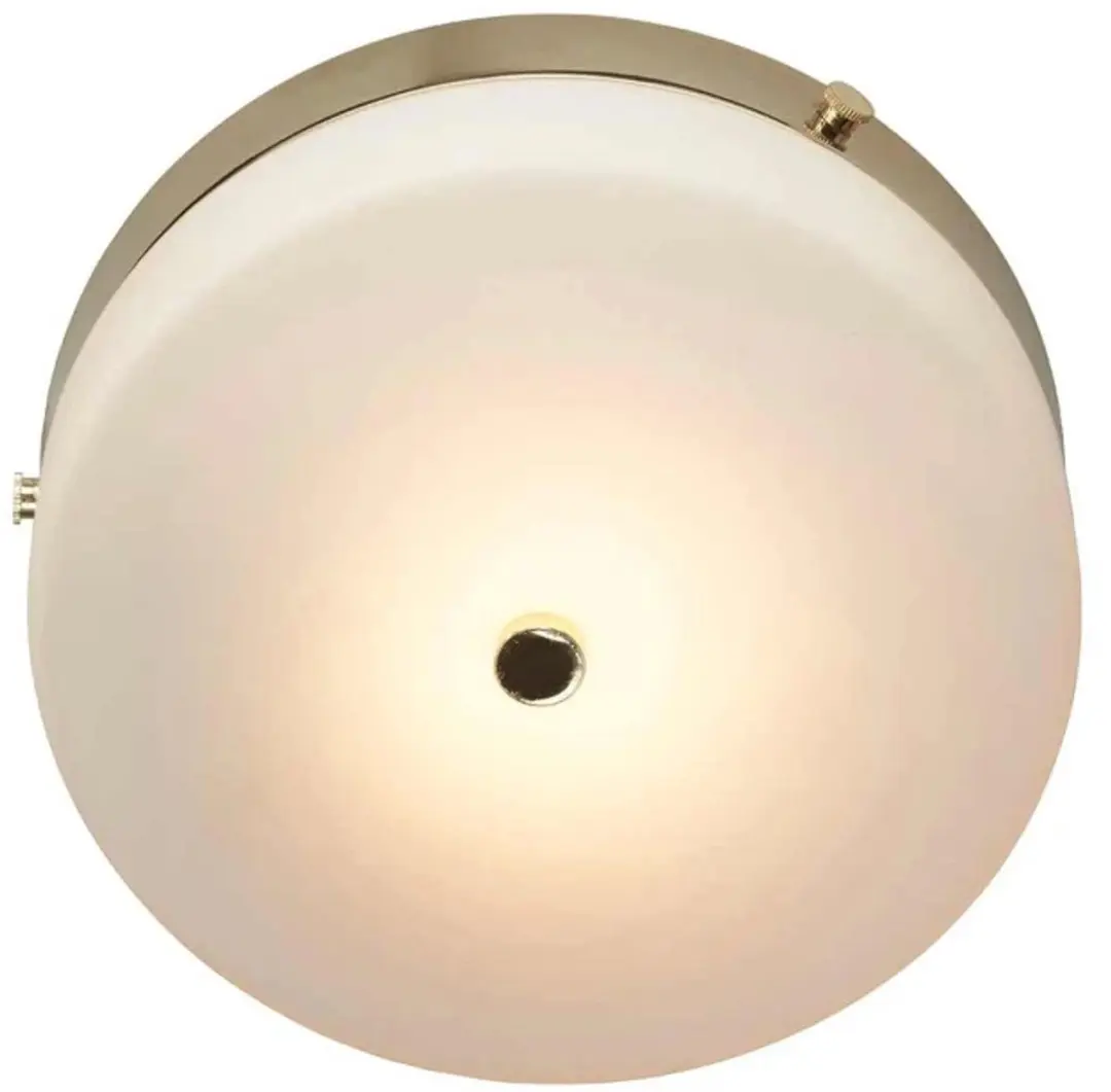 Elstead LED Plafondlamp Tamar 5.7W 3000K - IP44 - Mat Goud