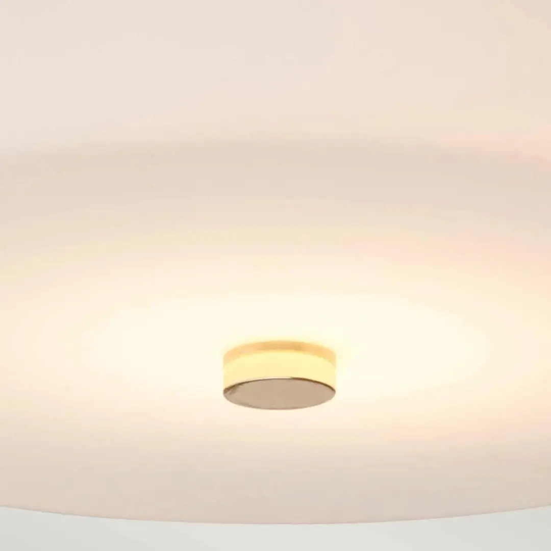 Elstead LED Plafondlamp Tamar 5.7W 3000K - IP44 - Mat Goud - afbeelding 6 van 6