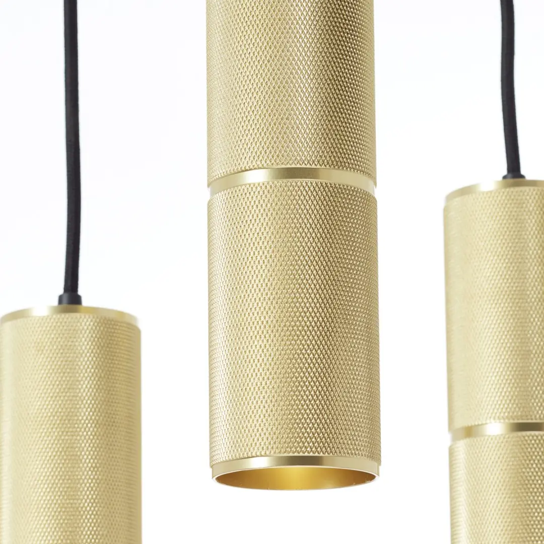 Brilliant Marty Hanglamp 3xGU10 - Zwart/Goud