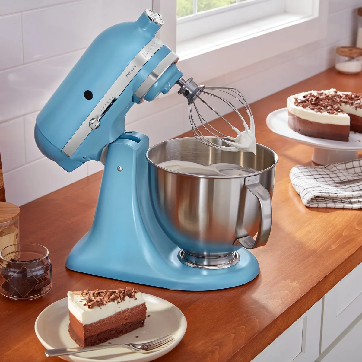 KitchenAid Artisan 5KSM175PSEVB Keukenmachine - Blauw - afbeelding 6 van 6