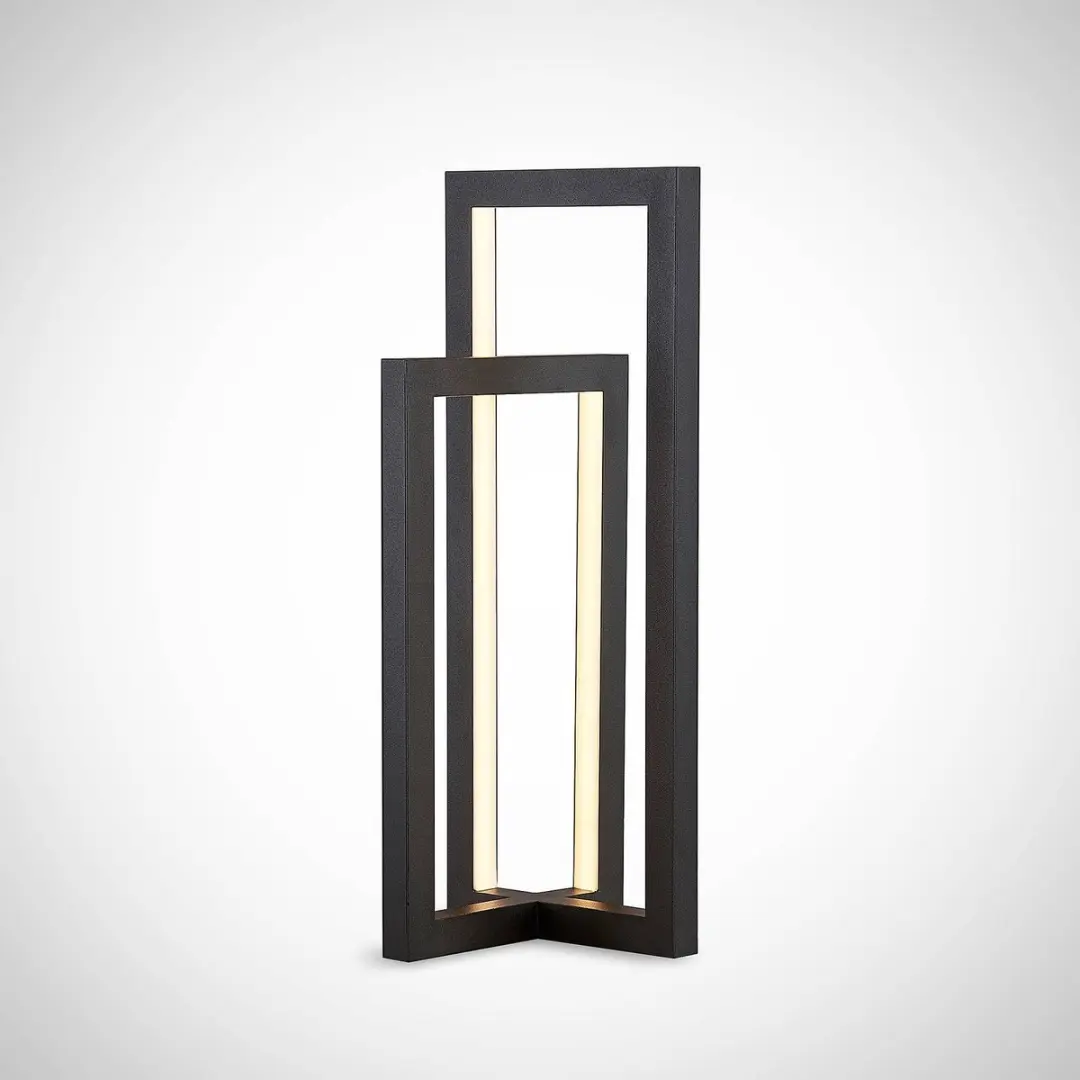 Lucande LED Tafellamp 2-Lichts - 21W - Zwart Mat