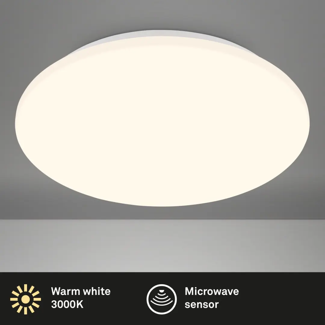 Briloner Ekos LED Plafondlamp 3000K - Ø35cm Wit