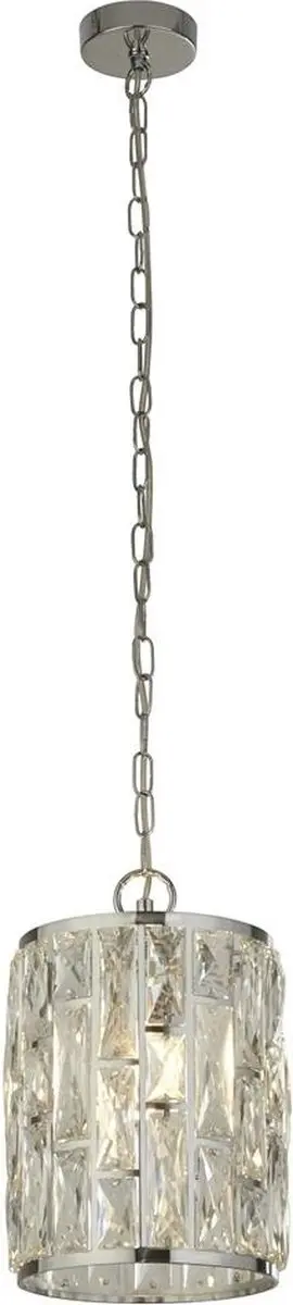 Searchlight Bijou Pendel Hanglamp - Kristal Chroom