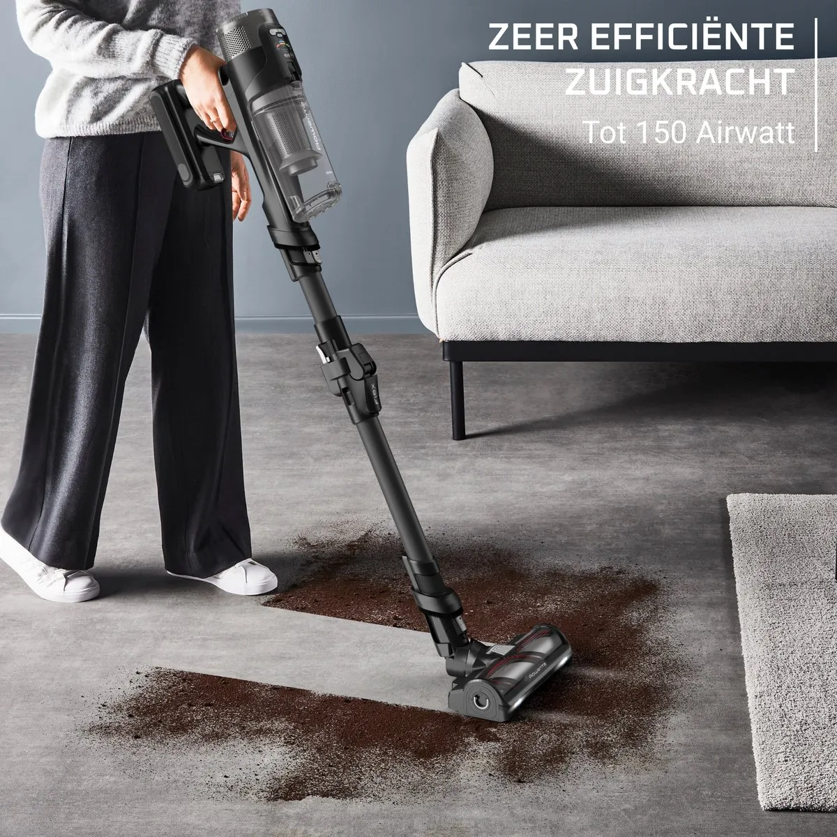 Rowenta X-Force Flex RH9L55 Steelstofzuiger - 150 Airwatt - Zwart - afbeelding 6 van 6