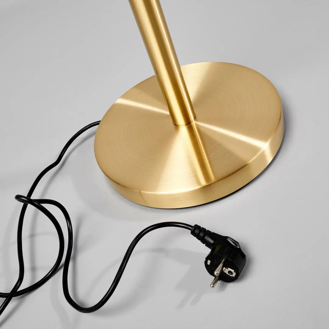 Lindby Vloerlamp 2-lichts - 182,5 cm - Messing/Wit/Opaal