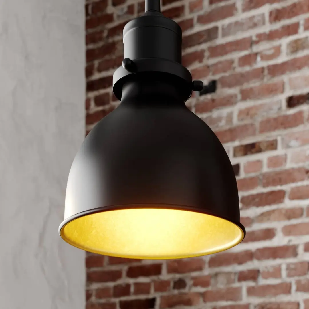 Lindby Hanglamp 4-lichts Metaal - Zwart/Goud