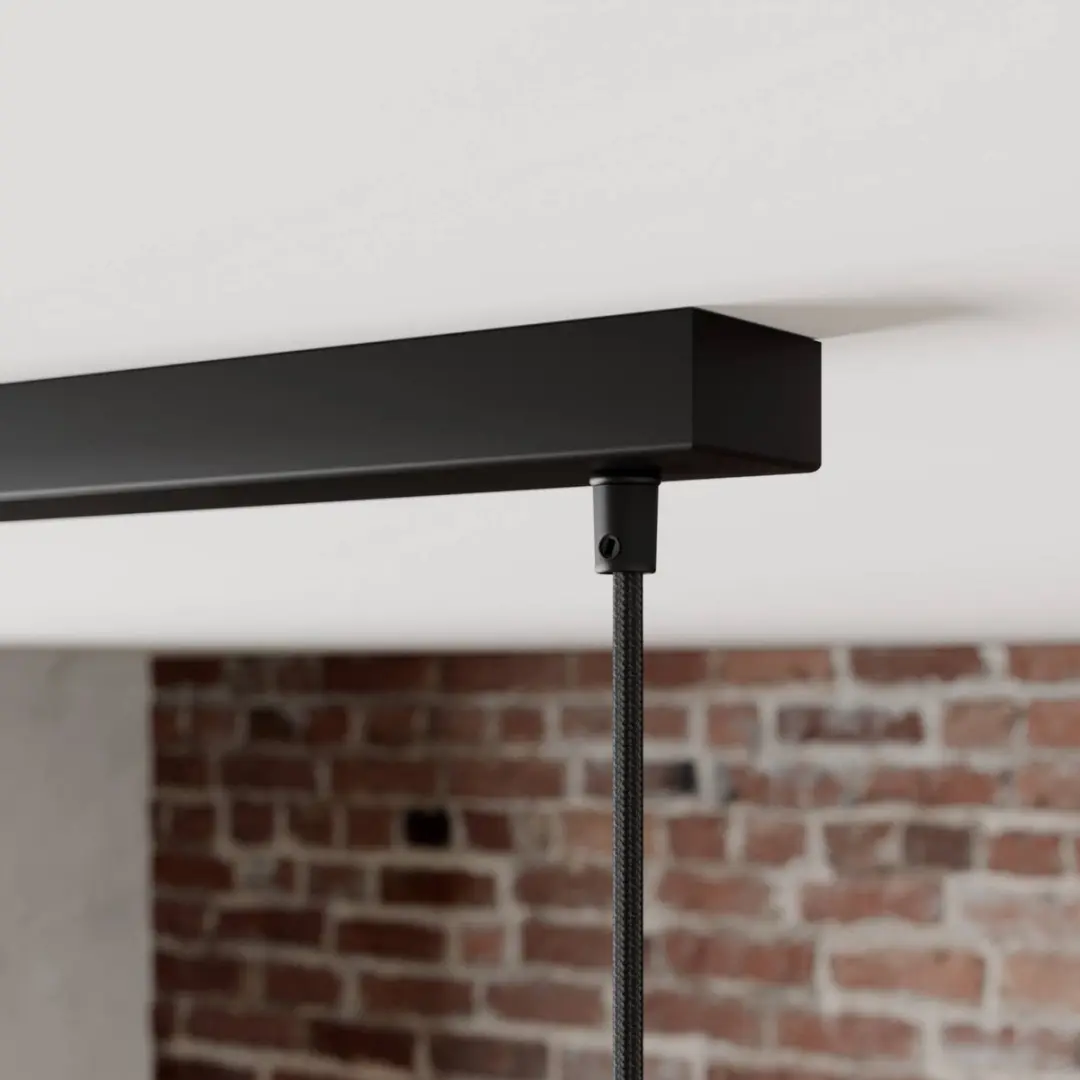 Lindby Hanglamp 4-lichts Metaal - Zwart/Goud
