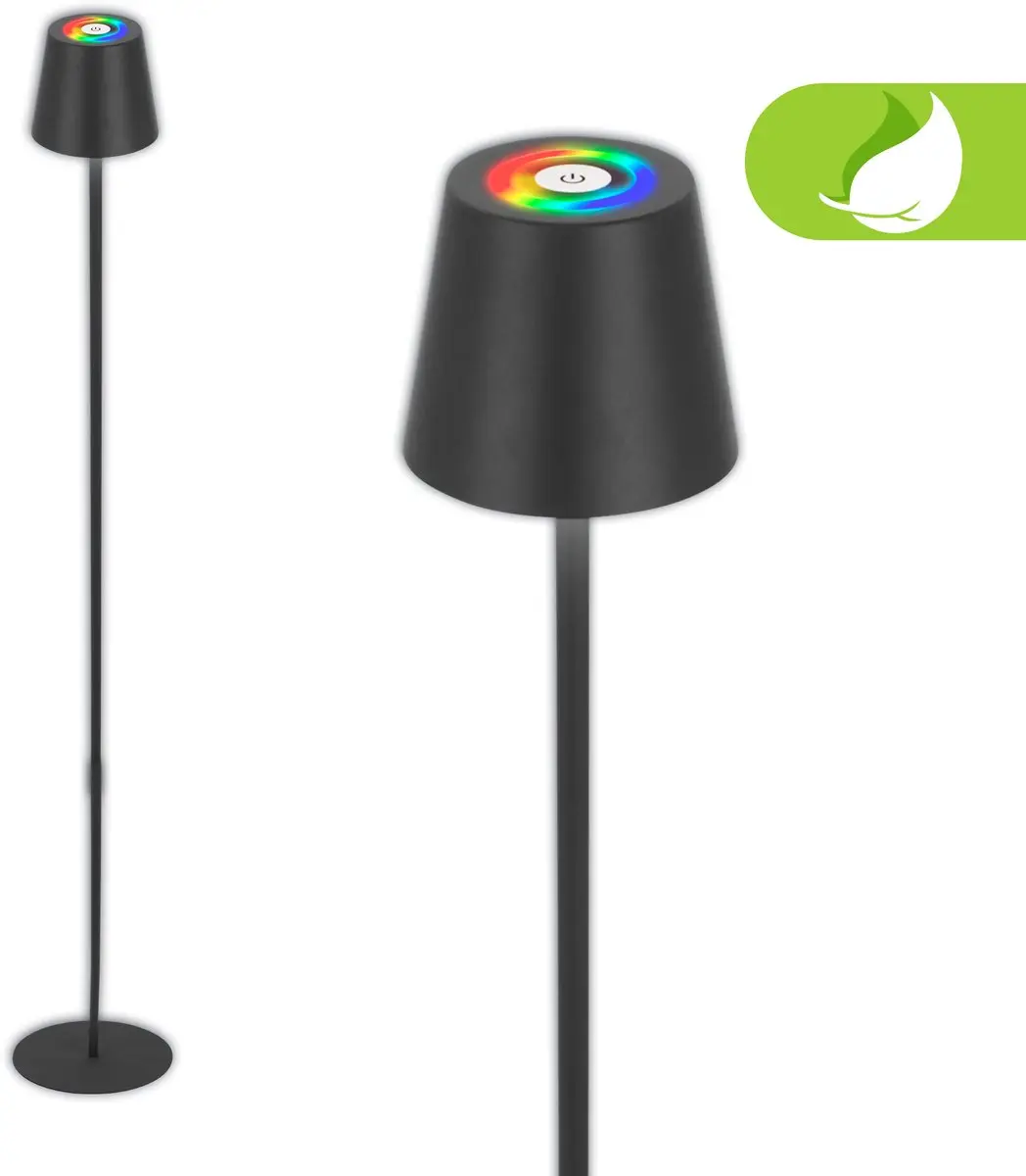 Briloner Oplaadbare RGB Vloerlamp