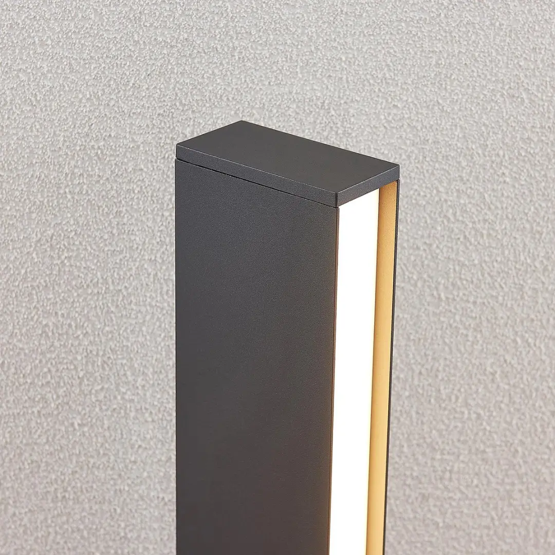 Lucande LED Buitenlamp 6W - Donkergrijs/Wit