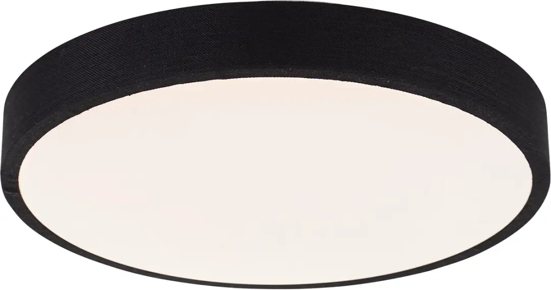 Brilliant Filiz Plafondlamp 24W - Ø38,5cm - Zwart/Wit