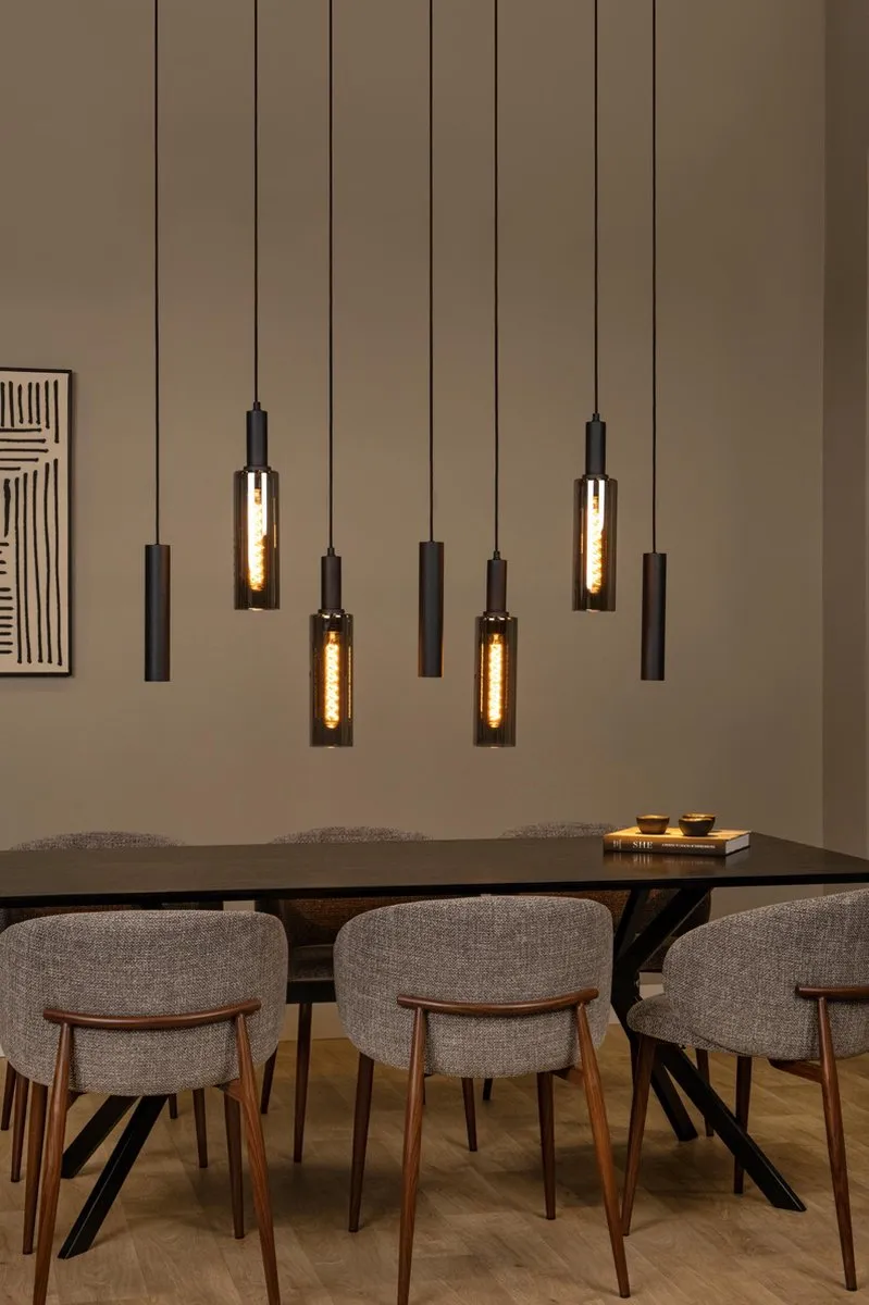 Lucide REX Hanglamp 4xE27 Fumé