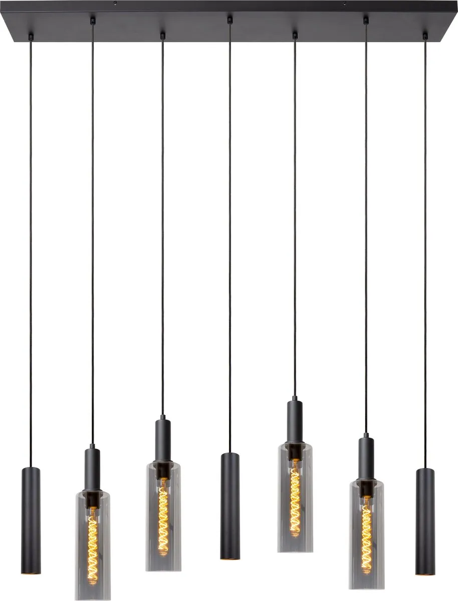 Lucide REX Hanglamp 4xE27 Fumé