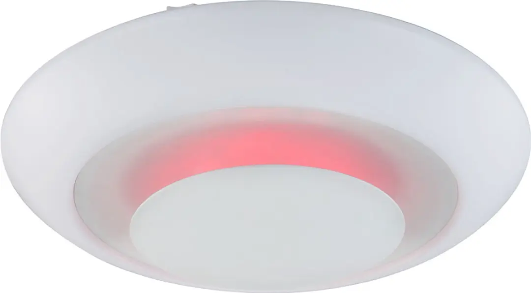 Globo Plafondlamp RGB LED 20W 50x11cm - Wit - afbeelding 6 van 6