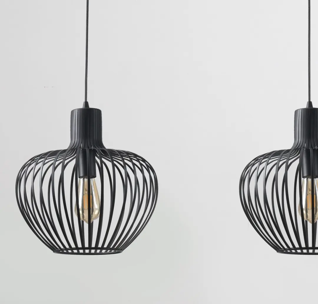 Freelight Arraffone 3 Lichts Hanglamp 140cm - Zwart