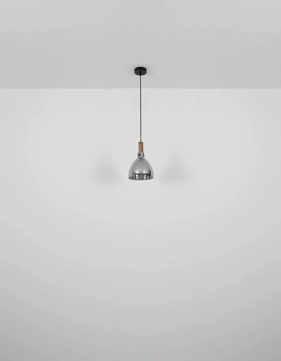 Globo Mattea Hanglamp - Ø20cm - Zwart - LED E27
