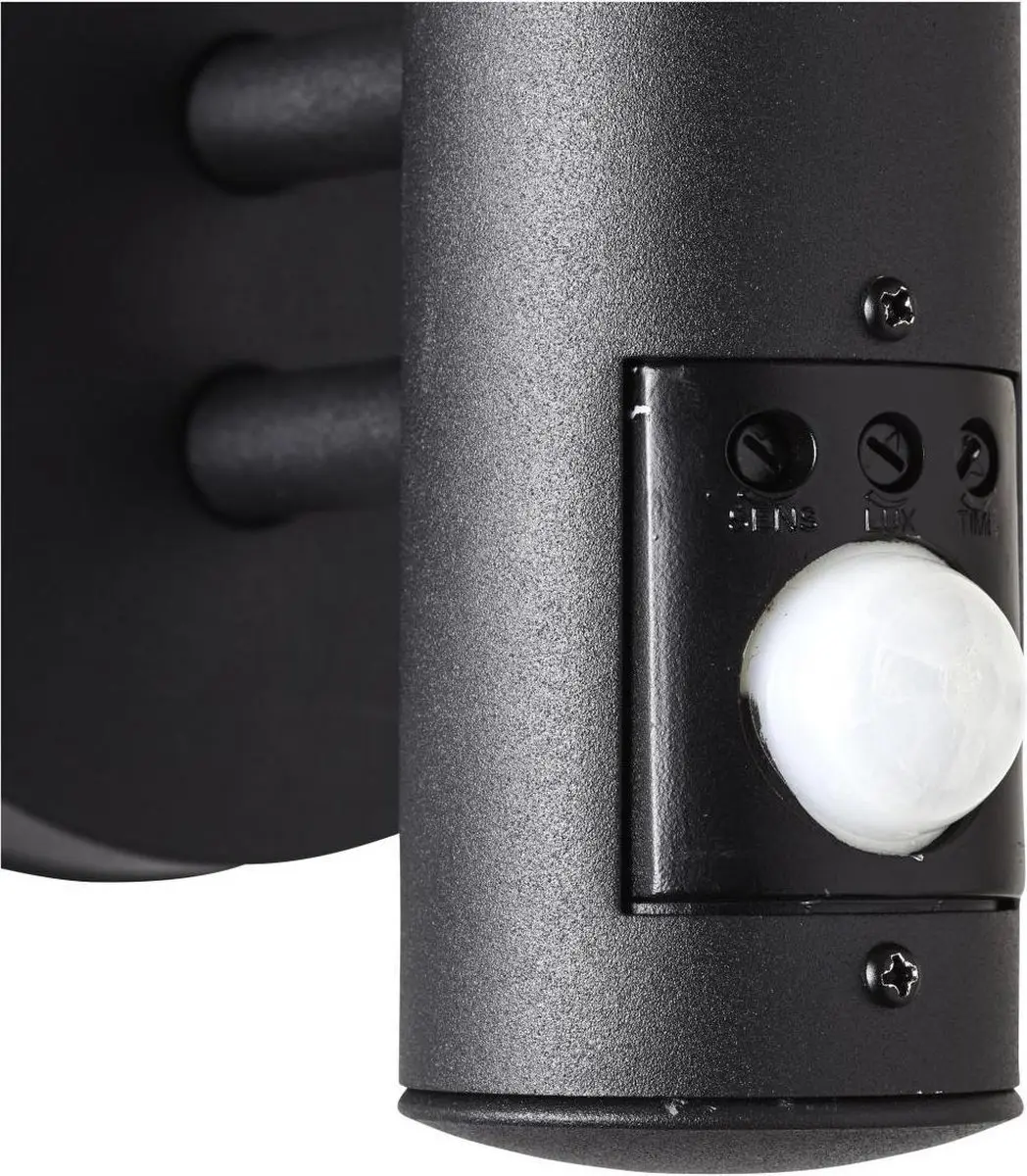 Brilliant Venlo Buiten Wandlamp Bewegingsmelder - Zwart