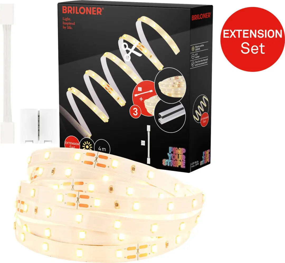 Briloner Pimp Your Stripe LED Strip 4m Warm Wit