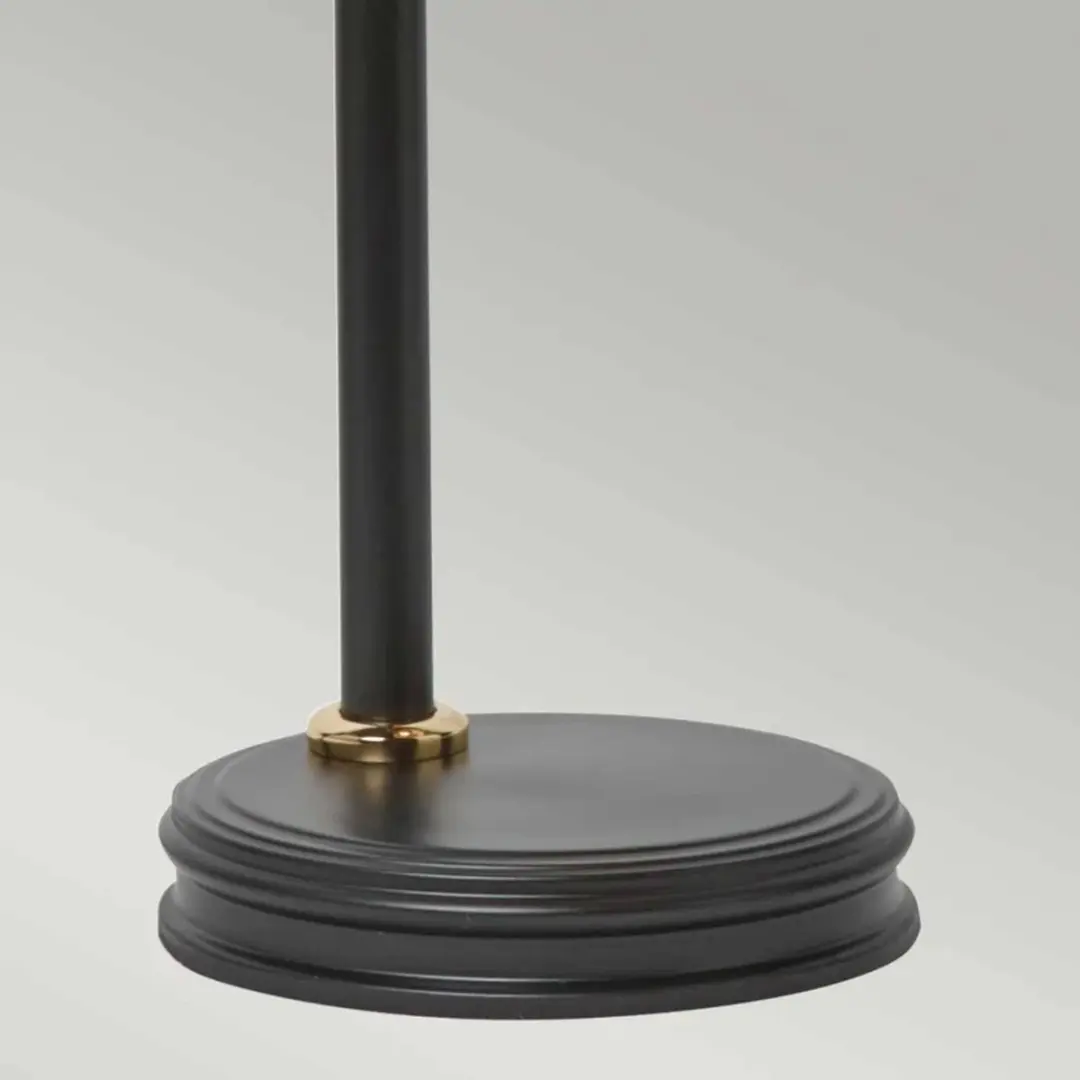 Elstead LED Tafellamp E27 60W - Black/Polished Brass