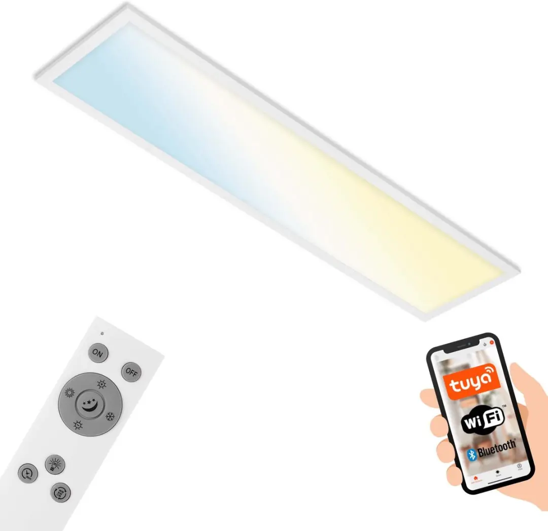 Briloner PIATTO S LED Plafondlamp 28W 3000lm