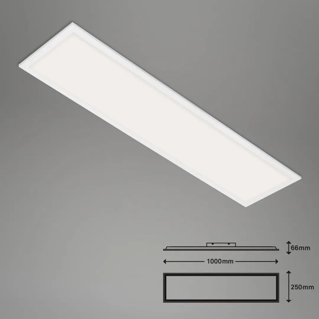 Briloner PIATTO S LED Plafondlamp 28W 3000lm - Wit