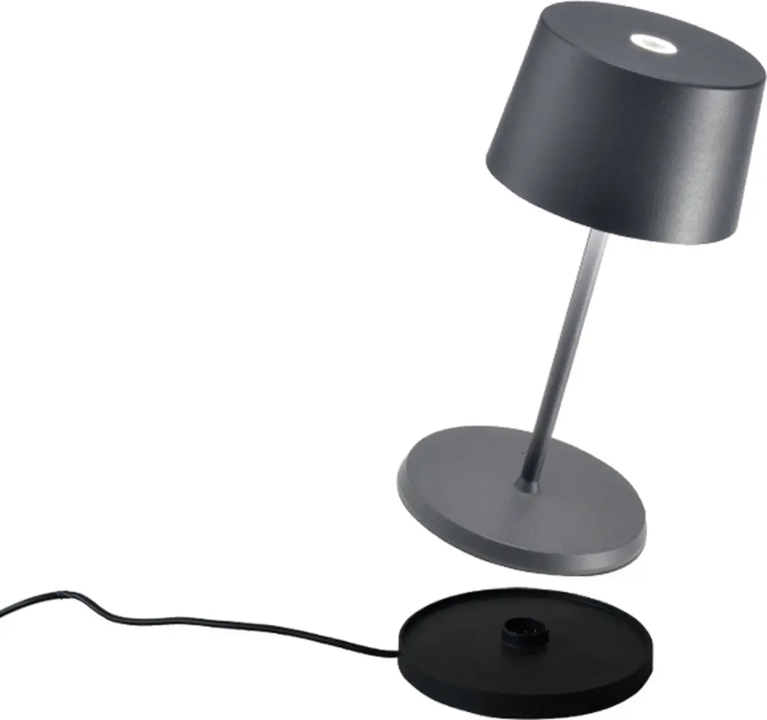 Zafferano Olivia Mini Oplaadbare LED Tafellamp