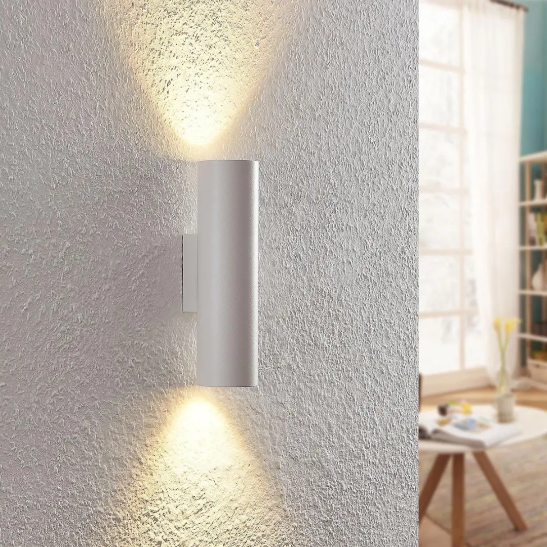 ARCCHIO Wandlamp 2 Lichtpunten Aluminium GU10 Wit