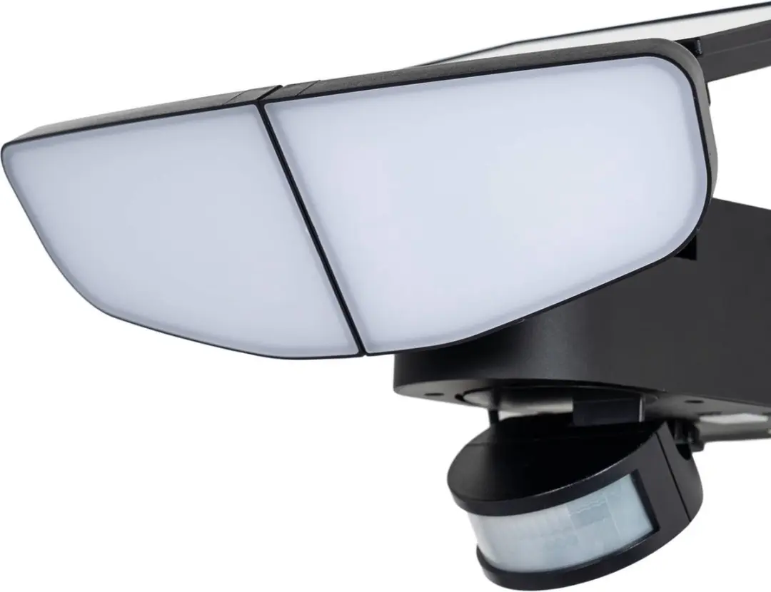 Lindby Naelin Solar Wandlamp LED Zwart Sensor - afbeelding 6 van 6