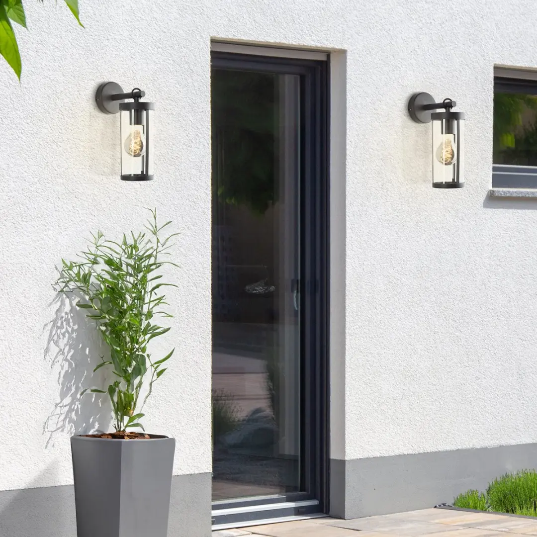 Brilliant Sidney Buiten Wandlamp E27 20W - Zwart
