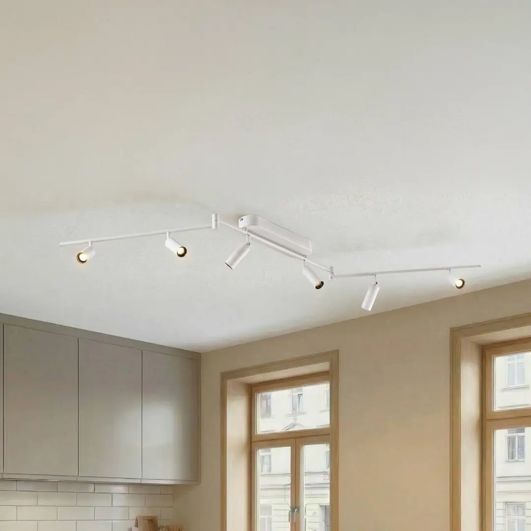 Lindby LED Plafondlamp 6-licht Metaal