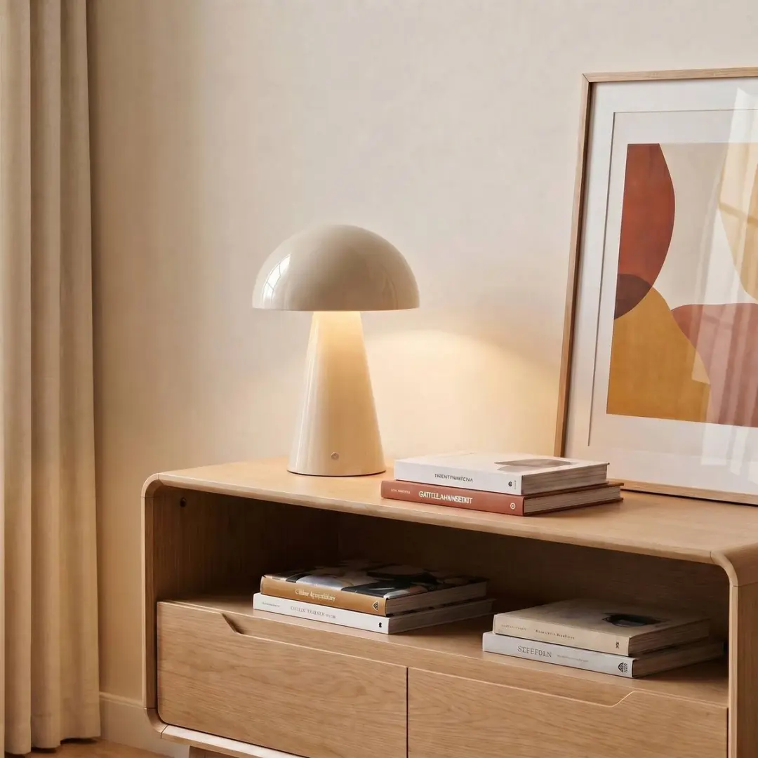 Lindby LED Tafellamp Beige