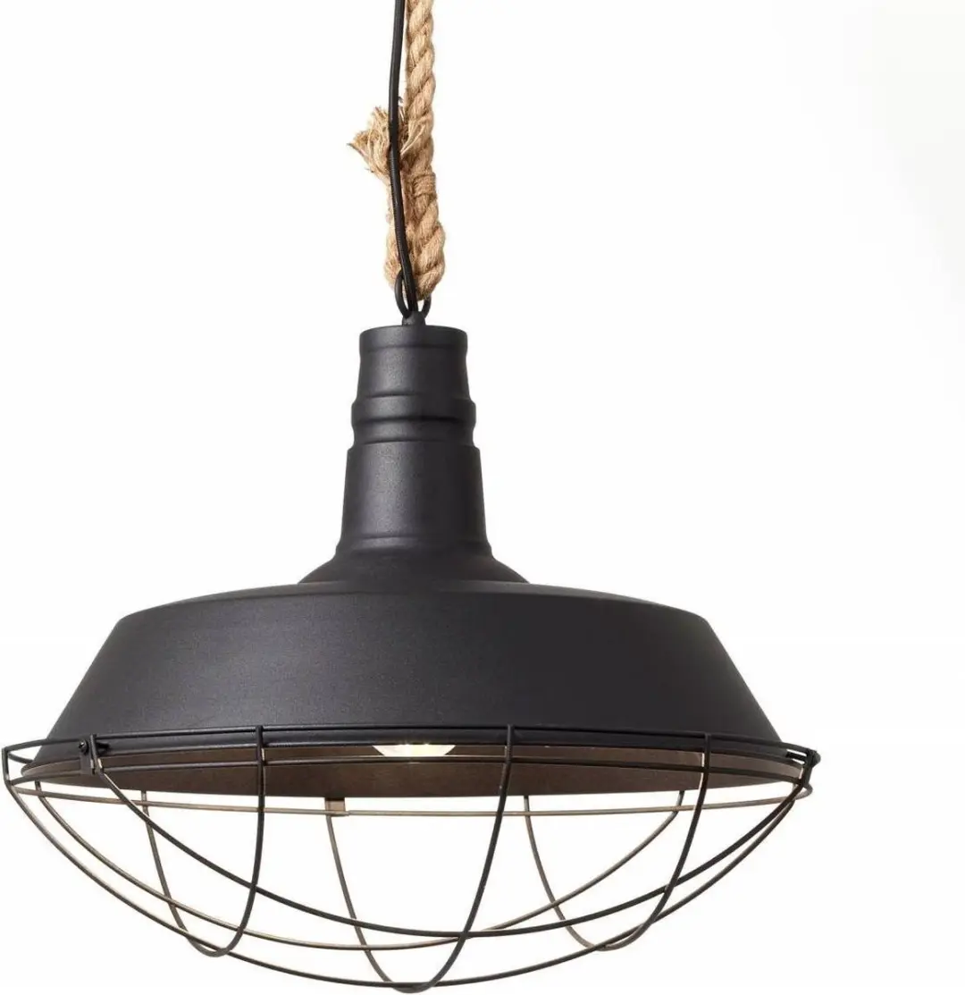 Brilliant ROPE Hanglamp - Zwart