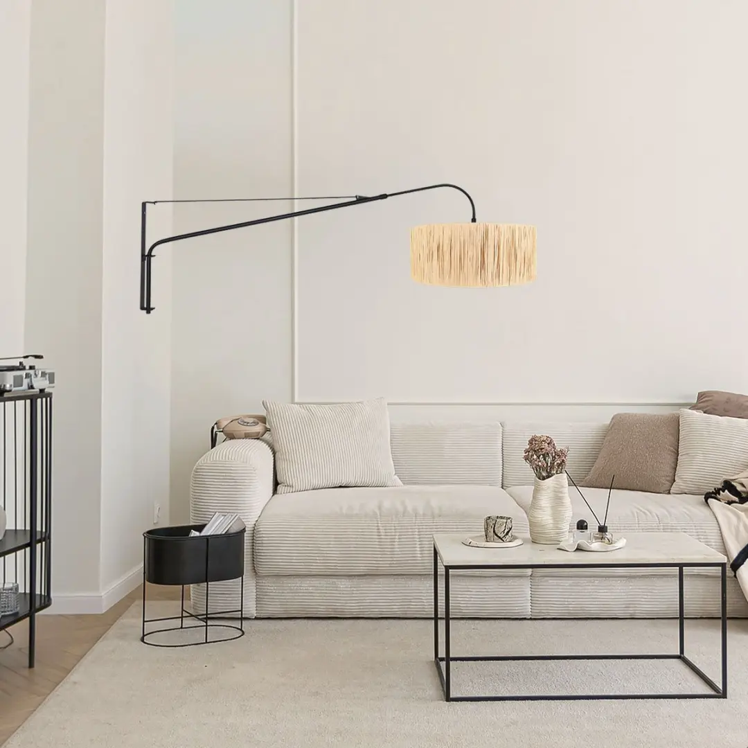 Steinhauer Elegant Classy 3700ZW Wandlamp - Zwart