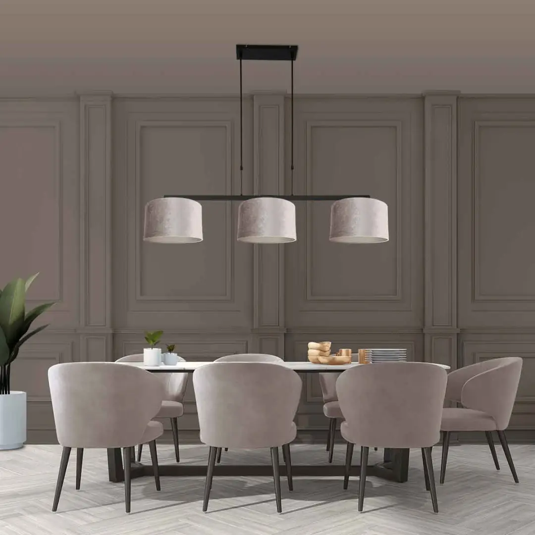 Steinhauer Hanglamp Stang 3459ZW - 3 Lichtpunten - Zwart