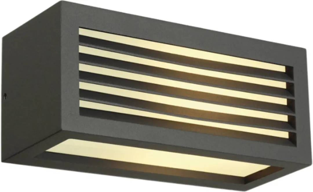 SLV Box-L Wandlamp E27 18W - Antraciet