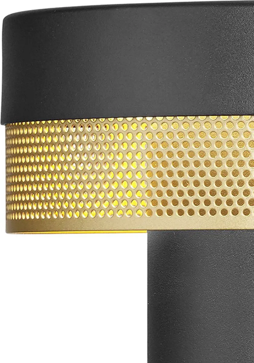 Hell Leuchten Mesh LED Tafellamp - Goud/Zwart - 2700K - IP54