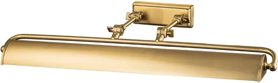 Elstead Winchfield LED Schilderijverlichting - 4x E14 40W - Dimbaar - Aged Brass