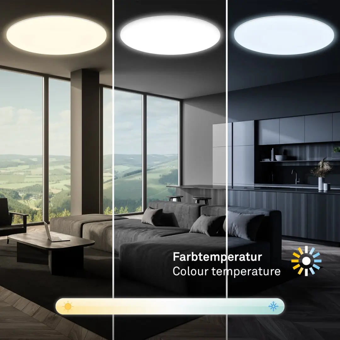 Briloner Rowny LED Badkamerverlichting 22W - Ø45cm Wit