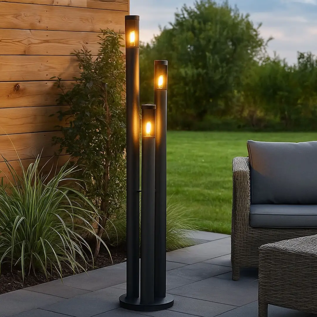 Globo Vloerlamp Boston 3159-3SA - 3 Lichtpunten - Ø28cm - Antraciet - afbeelding 6 van 6